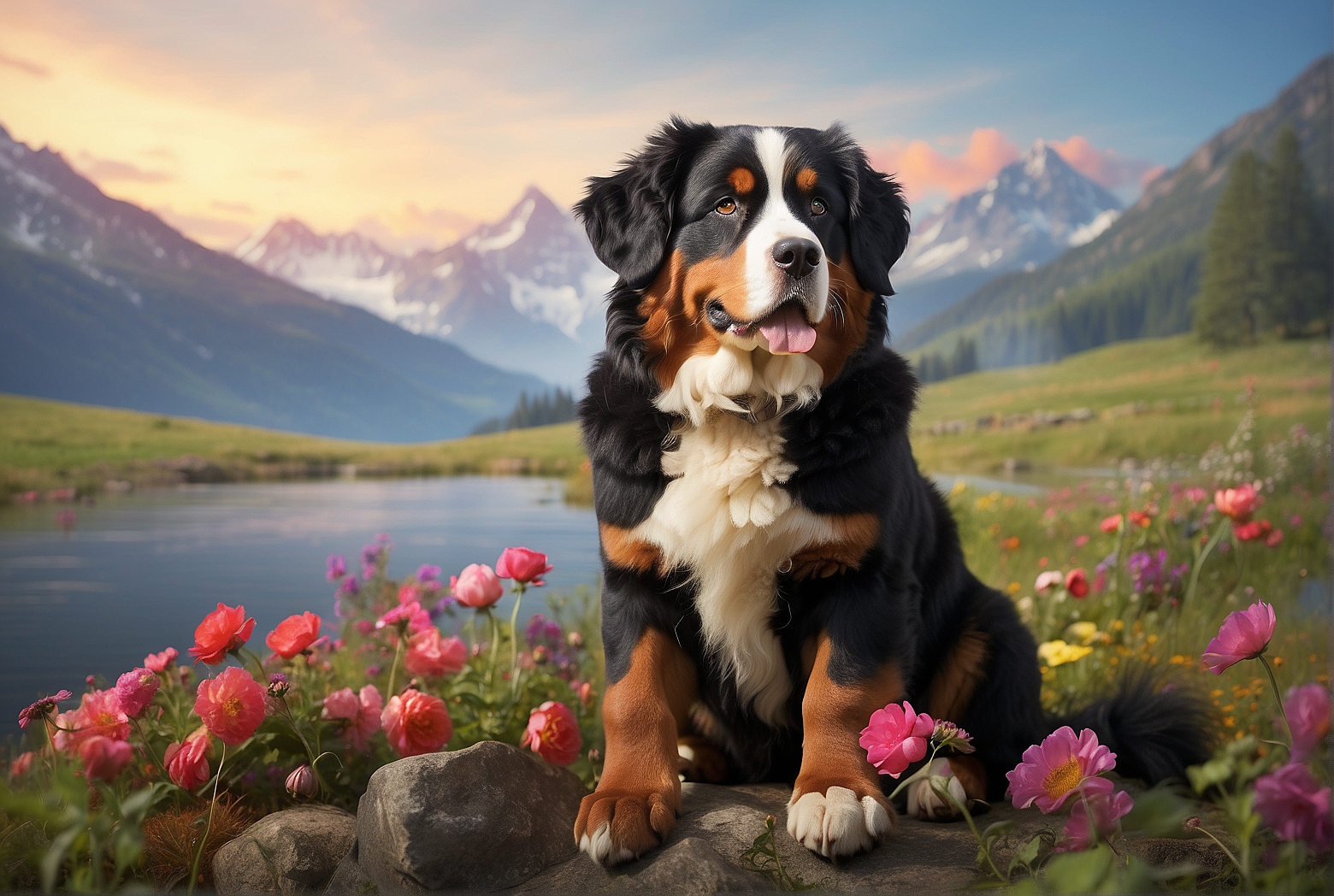 The Meaning of Bernese Mountain Dogs