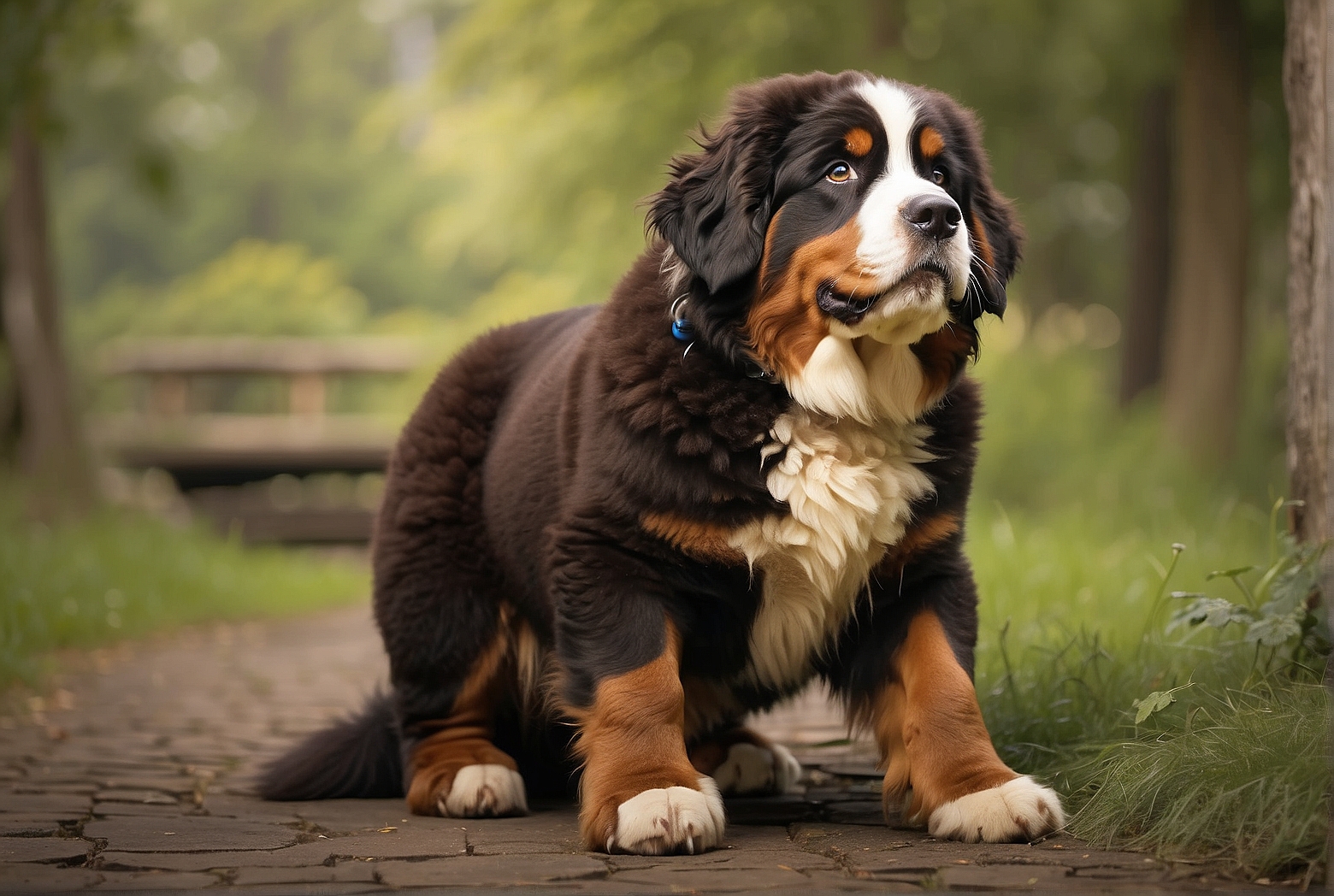 How Big Can a Bernese Mountain Dog Grow?
